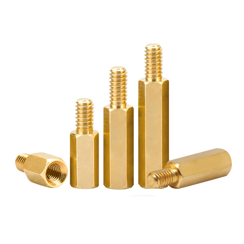 M3 M4 M5 M6 Male Female Threaded PCB Hex Standoff Spacer Male Female Threaded Brass Standoff Bolt factory