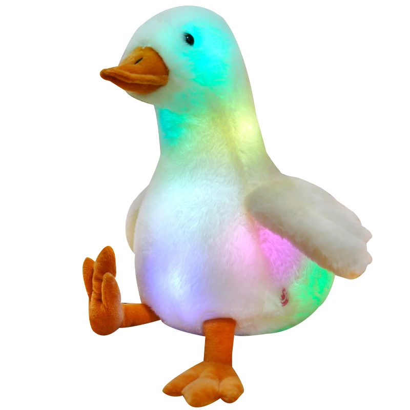 rainbow duck stuffed animal