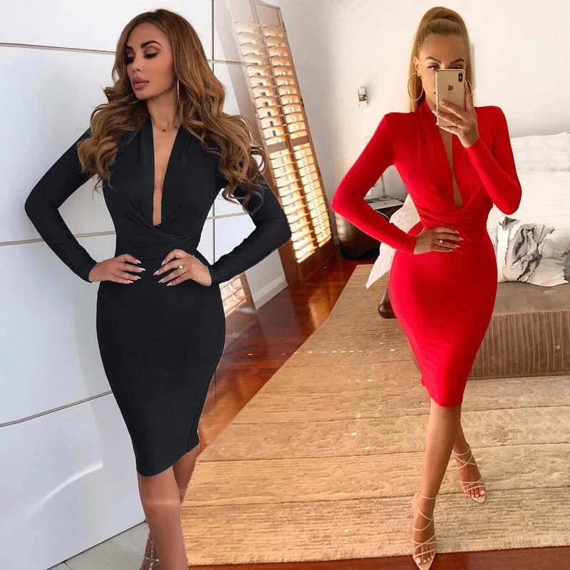 Female Sexy Tight Bodycon Sequin Mature 
