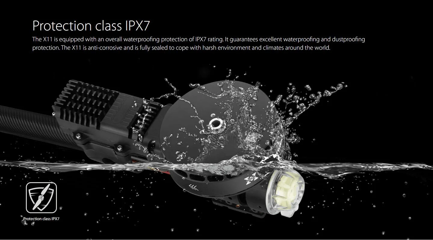 Hobbywing X11 Max Power Motor 18s Powerful Superior High Thrust Power