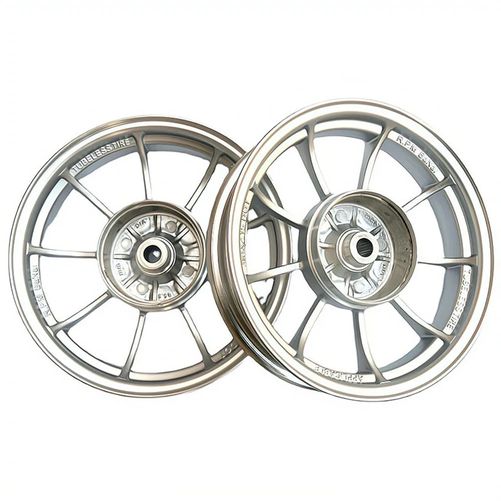 High Quality 10-Inch Modified Aluminum Alloy Five-Ring Wheels DIO18/28 ZX34/35/38/56 Models Wholesale Motorcycle Wheels