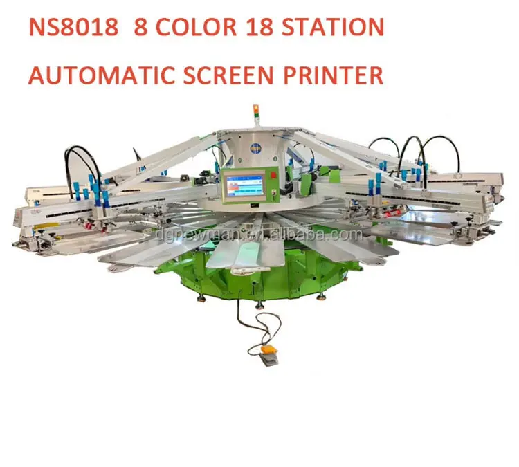 product 4 color 12 station hybrid digital automatic t shirt silk screen printer with 4pcs auto ir flash dryer with sensor-7