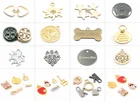 Charms Fashion Latest Hollow Gold Metal Round Jewelry Tags Brand Logo Metal Charms For Necklace/handbags
