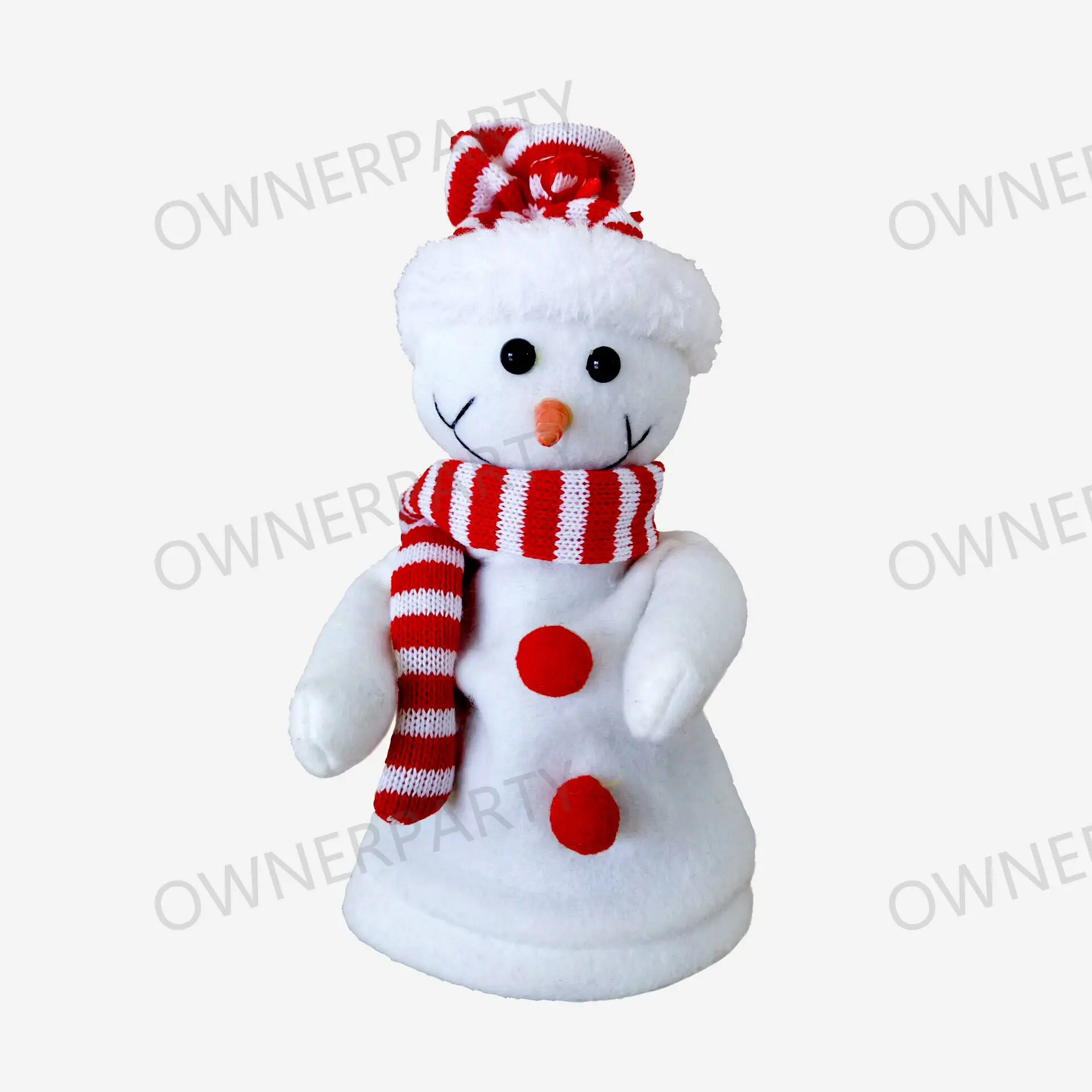 Standing Snowman Toys Plush Doll Christmas Animatronic Outdoor Animated Christmas Decorations With Music