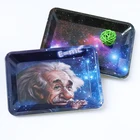 Tray Tobacco Weed Grinder Set Custom Logo Metal Raw Paper Rolling Tray Customize Smoking Herb