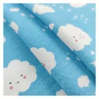 Fabric Baby Clothes Breathable Cotton Knitting Fabric Cotton Jersey Fabric Custom Printed For Baby Clothes