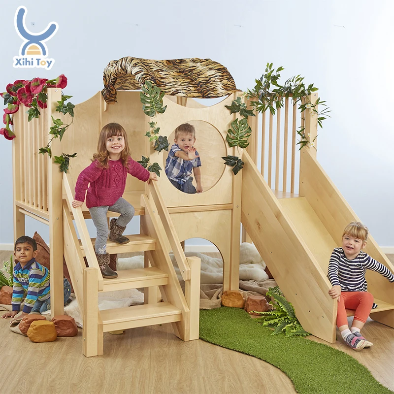 indoor wooden play structure