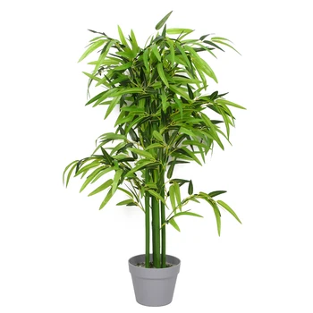 New 90 cm Green Artificial Bonsai Plants Online Outdoor Artificial Bamboo Tree for Sale