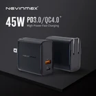 45W Fast Charging PD QC Wall Charger For Apple/Samsung