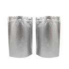 Bag Tea Tea Bag Bag Silver Coffee Pouch Silver Seal Bag Stand Up Pouch Silver Empty Tea Bag