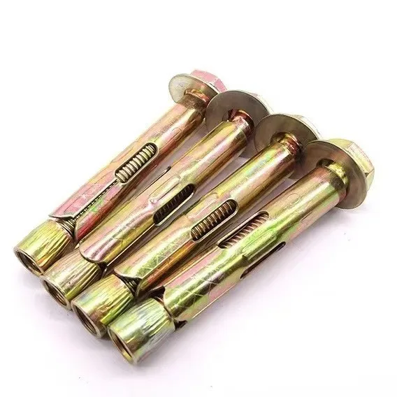 High Load Capacity Carbon Steel Galvanized Phillips Countersunk Anchor Bolts HEX Head M6-M12 Thread Size Bright Finish Anchor factory