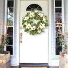 Floral Door Wreath Free Sample Blossom Summer Fake Door Hanging Floral Front Door Wreath Magnolia Garland