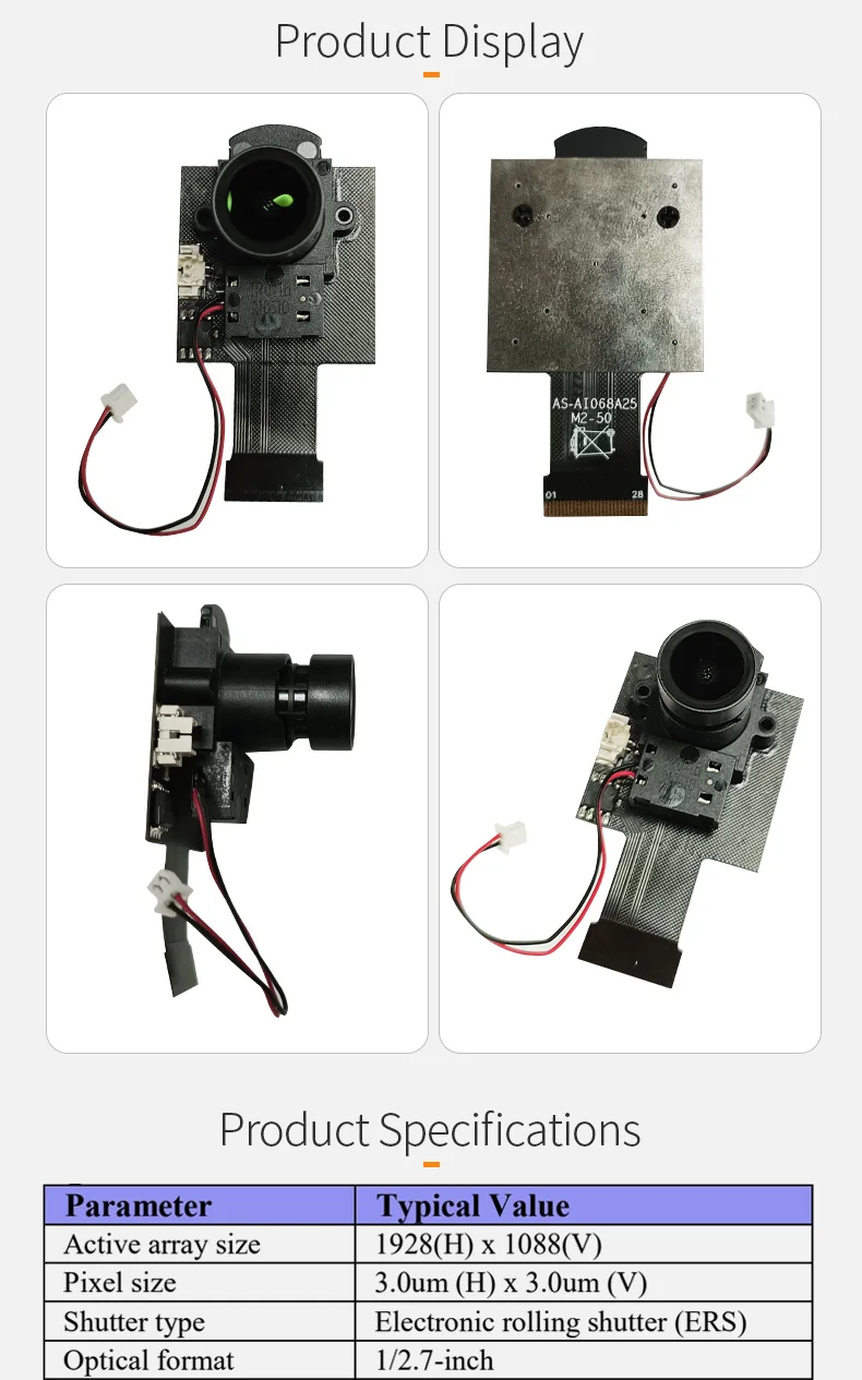 DGZX 2MP HD 1080P PS5260 Sensor Day/Night IR Switching No Color Deviation Camera Module With IR-CUT HDR插图1 DGZX 2MP HD 1080P PS5260 Sensor Day/Night IR Switching No Color Deviation Camera Module With IR-CUT HDR插图1