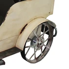 Car Artificial Big Size Tractor Decor Metal Art Large Model Car