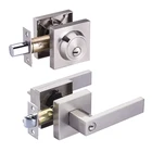 Lock Zinc Alloy Deadbolt Combination Of Heavy Duty Handle Door Lock Lever Set For Entrance Bathroom