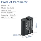 Camera Battery Camera Camera Battery Factory Supply 1500mAh EN-EL15 Digital Camera Battery For NIKON Camera