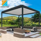 Electric Louver Price Louvers Sunshade Protection Waterproof Electric Open And Close Louver Roof Pergola