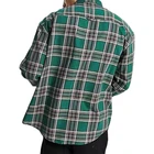 Shirt Shirts Shirts For Men Custom Long Sleeve Streetwear Witer High Quality Flannel Plaid Shirt Men Shirts For Men