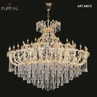 Chandeliers Large Large Golden Customizable Maria Theresa Chandelier For Hotel Projects