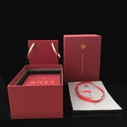 Base TOSUN Chinese Red Paper Box Lid Base Greyboard DesktopCal Rigid Packaging Boxes For Calendar Gifts