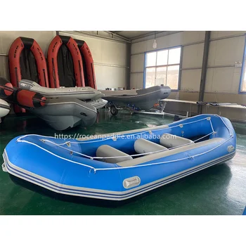 China Factory hot sale 13 feet 8 person inflatable boat hot sale whitewater rafting boat for drifting