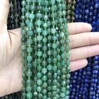 Emerald Bead 6Mm Double Tip Loose Emerald Bead Gemstones Natural