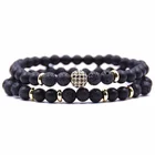 Bracelet Bracelets Natural Stone Bracelet Men Micro Pave CZ 6mm Disco Ball Charms Bracelets For Women