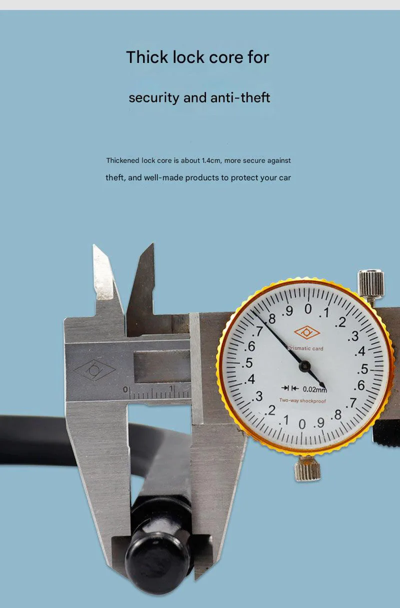 U-Shaped Silicone Lock for Bicycle Electric Car Tram Motorcycle-Cross-Border Mountain Bike Accessory