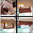 Sun Visor Sun Visor Tissue Holder PU Leather Car Napkin Holder Car Visor With Tissue Holder