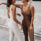 Bodysuit Workout Bodysuits For Women Custom Workout Set Fitness Bodysuits Women's Sexy Yoga Set Tracksuit Jumpsuit