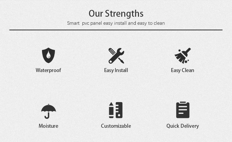 :Modern Style shower wall  Panel 1200mm*10mm printing   PVC  Surface