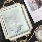 Scarf OEM ODM Custom Silk Scarf Floral Solid Opera Cape Suzhou Embroidery 100% Silk Scarf