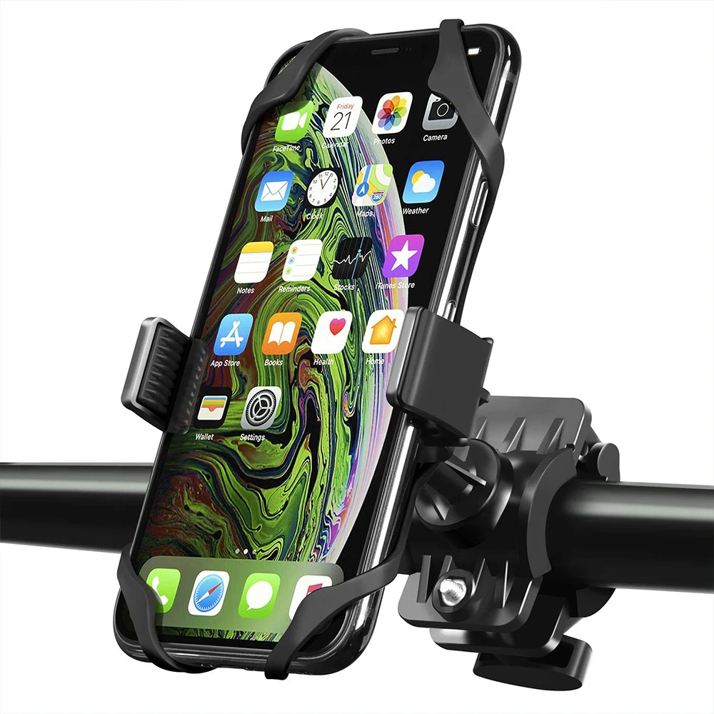 Baby Stroller Universal Bicycle Mount Mobile Phone Holder Scooter Bike Silicone