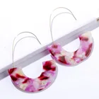 Earrings Acrylic Hoop Earring Earrings Hot Sell Tortoiseshell Acetate Earrings Big Acrylic Circle Hoop Earring For Women