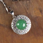 925 Necklace Silver Necklace Longquan Celadon Quality Assurance Celadon Glaze Drops Jewelry 925 Real Silver Necklace