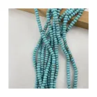 Turquoise Turquoise Factory Customization Charm Bracelet Turquoise Round Stone Bead
