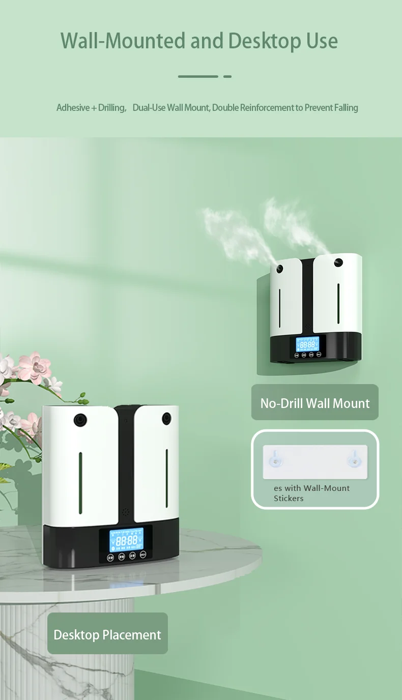 YAOJI Home Appliances Wall Mounted Essential Oil Diffuser Home Perfume Electric Air Pump Scent Oil Diffuser Manufacture
