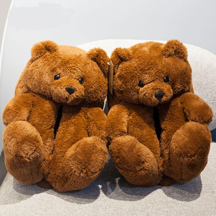 cute teddy bear slippers