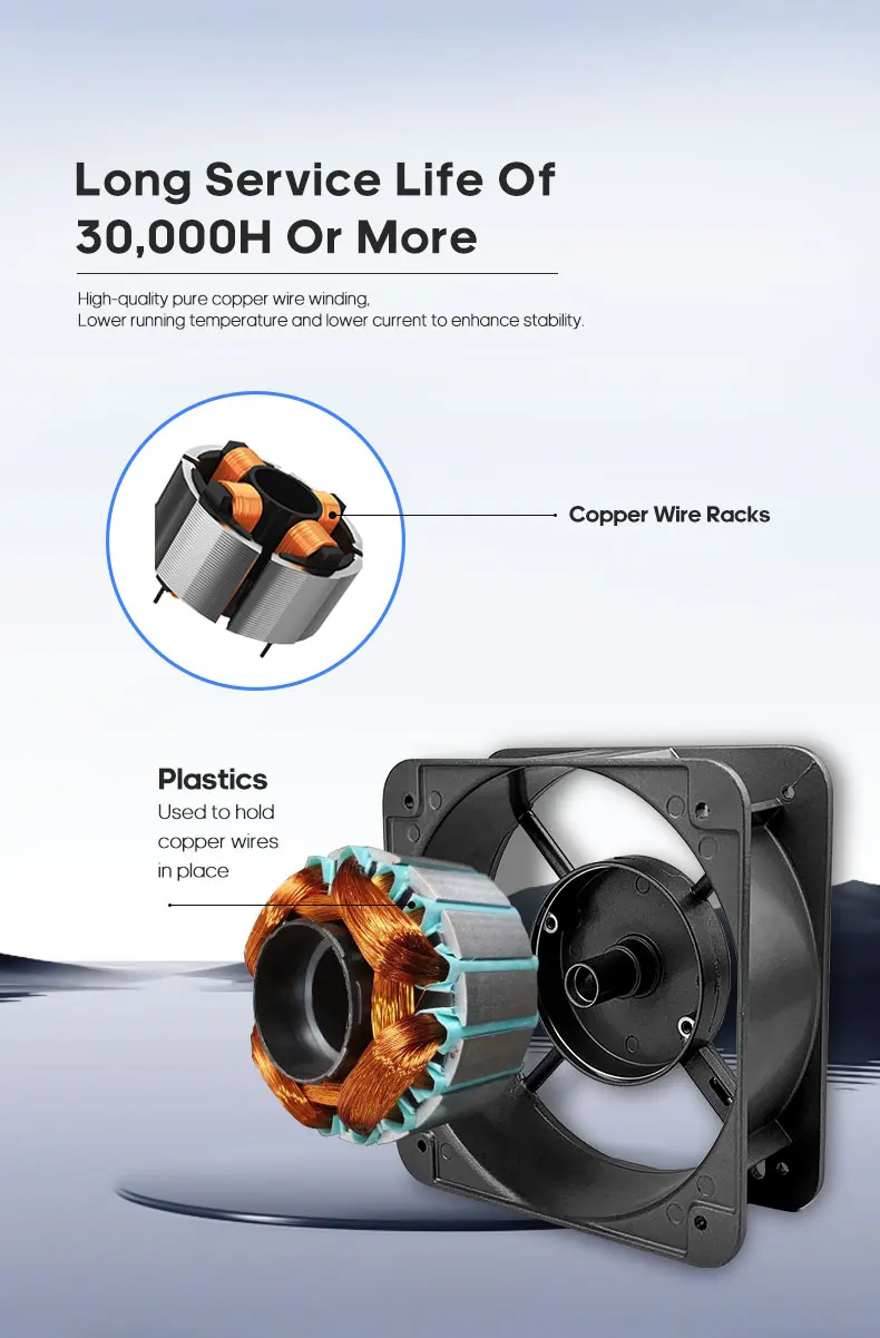 Axial Exhaust Fan, WBO, 20060, ABS, Aluminum - detail 12