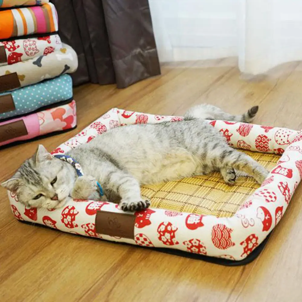 square dog bed