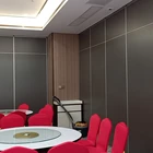 Hotel Acoustic Folding Banquet Hall Wooden Room Divider Sliding Movable Operable Office Wall Partition