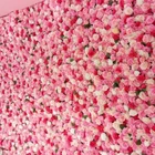 Flower Wedding Home Decoration Decorative Hot Selling Silk Background Artificial Flower Wall