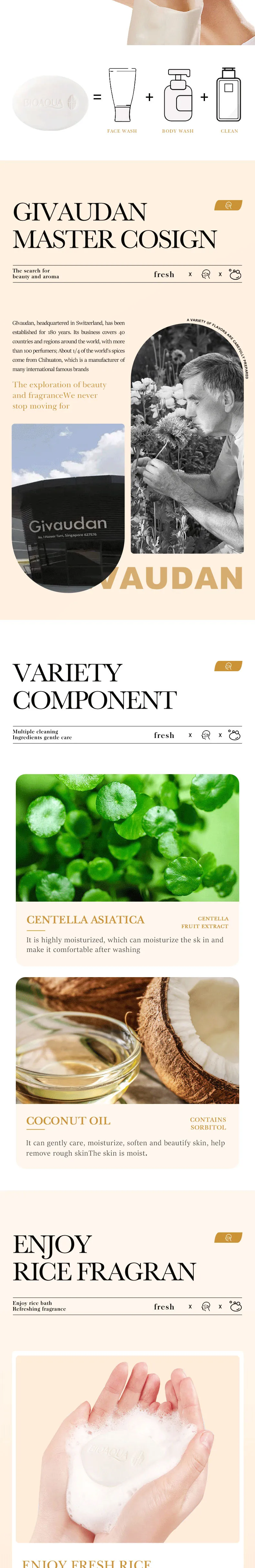 product bioaqua organic natural lightening soap bar deeply cleansing and whitening for face hands body made from rice-5