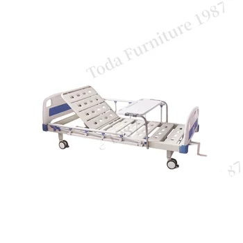 Factory outlet One Function Manual Hospital Bed with Foldable Siderail single function hospital bed