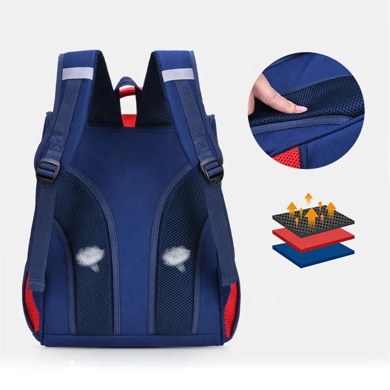 Amiqi HL-6391Teens Student Backpack Book Back To School Bags For Kids