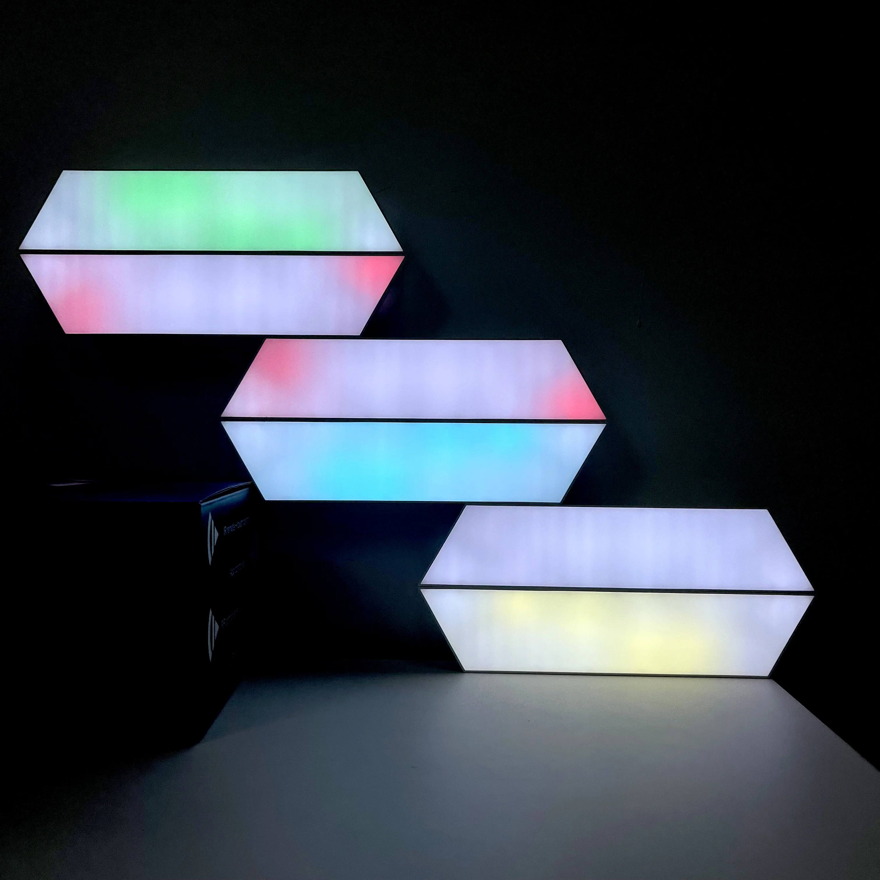 holdall Splendor uddannelse New Idea Diy Smart Trapezoid Wall Lamp Geometry Splicing Rf Control Music  Rhythm Led Lights Modular Game Room Lights - Buy Rf Controlled Trapezoid Gaming  Lights Setup For Home Decor,Switch Atmosphere Game