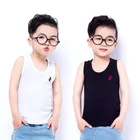 Baby Tank Tops Custom Soft Girls Baby Boy's Summer Round Neck Cotton Tank Tops With Candy Color