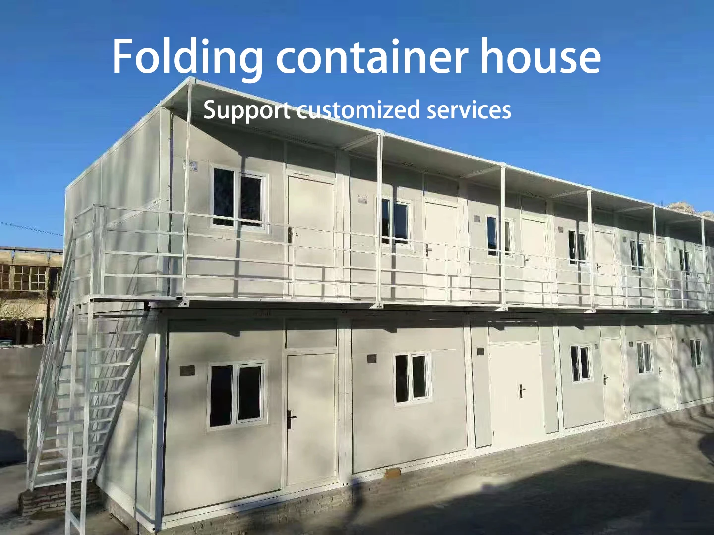 20ft 40ft Fast Build Prefab House Modular Folding Container House ...