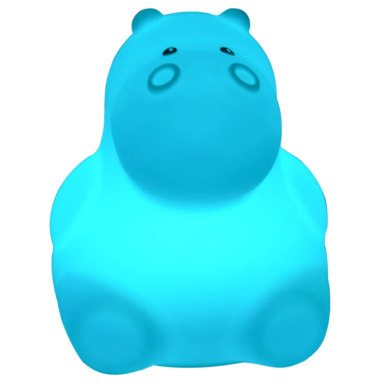 squishy hippo light