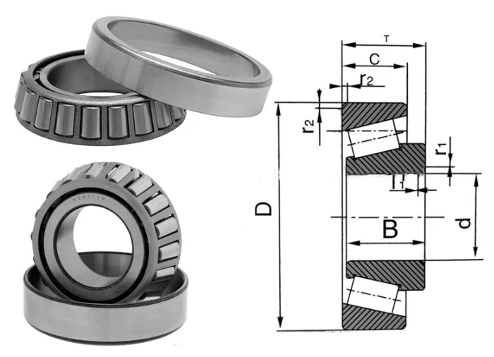 32209 32209JR N China Supply High Speed Single Row Taper Roller Bearing